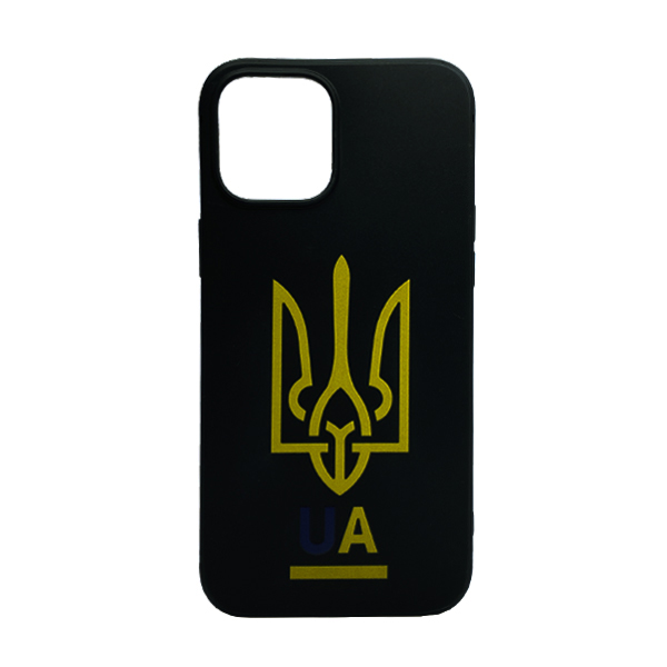 Чехол Wave We are Ukraine Case iPhone 12 Pro Max Black U&A