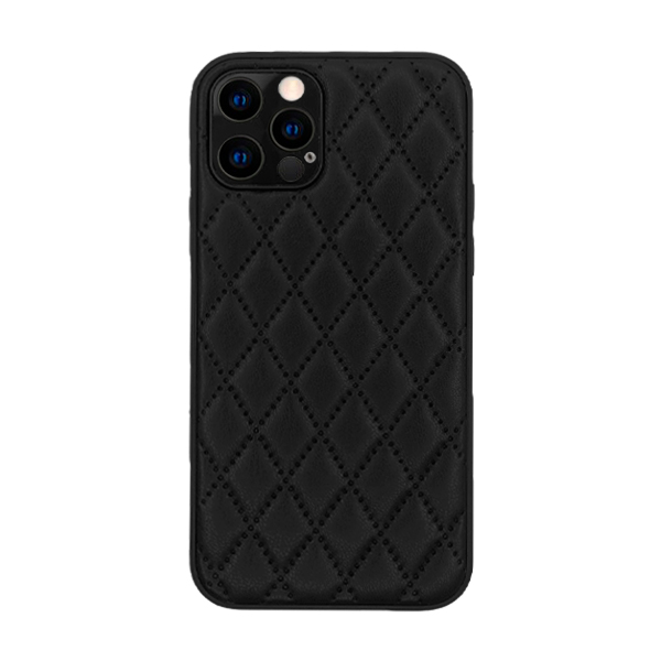 Чехол Leather Lux для iPhone 12  Pro  Max Black