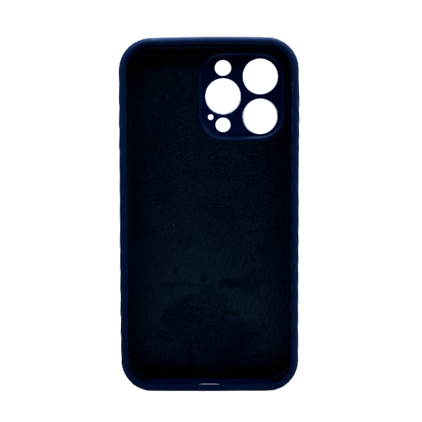 Чехол Soft Touch для Apple iPhone 12 Pro Deep Navy with Camera Lens Protection Square