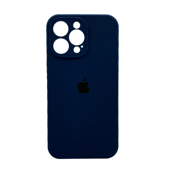 Чохол Soft Touch для Apple iPhone 12 Pro Deep Navy with Camera Lens Protection Square