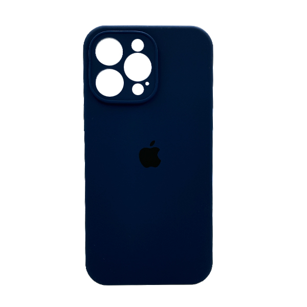 Чехол Soft Touch для Apple iPhone 12 Pro Deep Navy with Camera Lens Protection Square