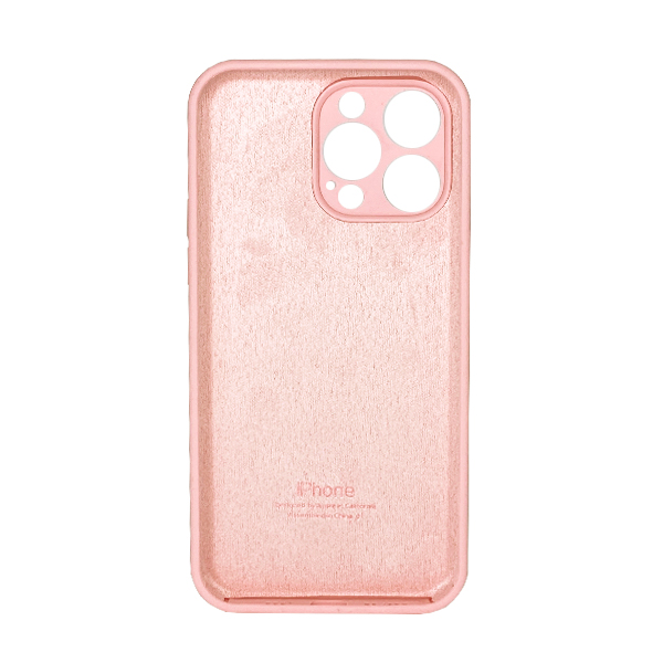 Чехол Soft Touch для Apple iPhone 12 Pro Max Light Pink with Camera Lens Protection