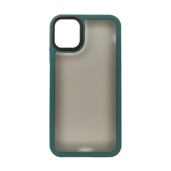 Чехол накладка Goospery Shadow Metal Buttons Case для iPhone12 Mini Dark Green