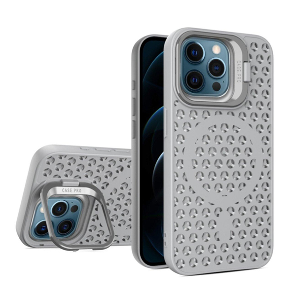 Чохол Silicon Colors Case iPhone 12 Pro Max with MagSafe Grey