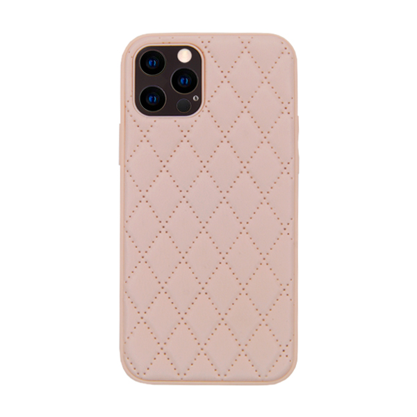 Чехол Leather Lux для iPhone 12/12 Pro Pink