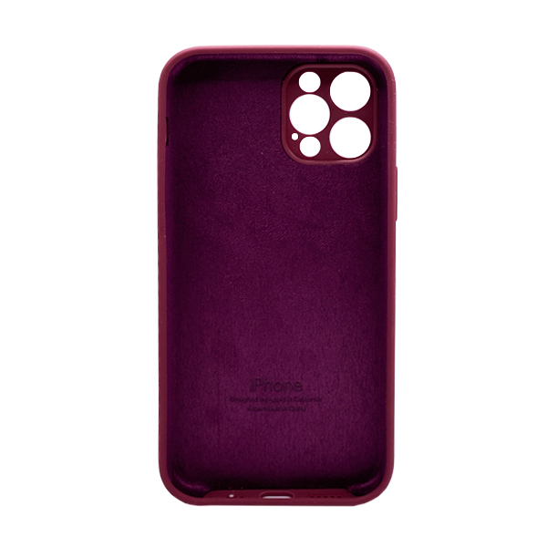 Чехол Soft Touch для Apple iPhone 12 Pro Max Plum with Camera Lens Protection