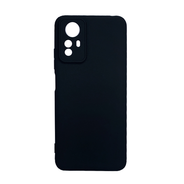 Original Silicon Case Xiaomi Redmi Note12S Black with Camera Lens