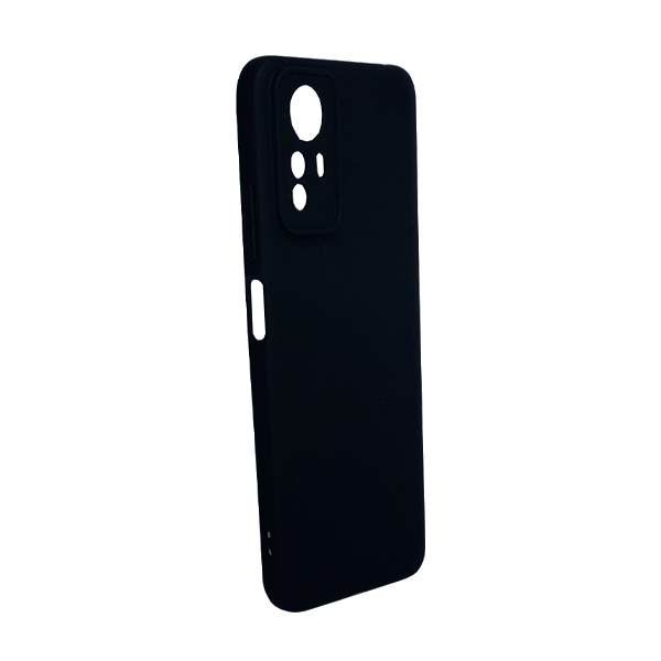 Original Silicon Case Xiaomi Redmi Note12S Black with Camera Lens