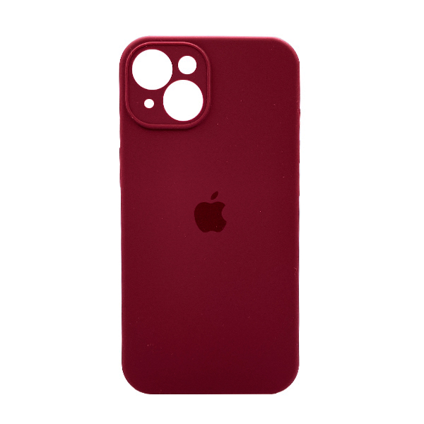 Чохол Soft Touch для Apple iPhone 13/14 Plum with Camera Lens Protection Square