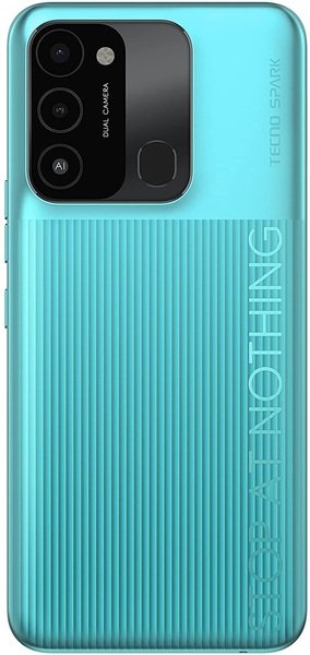 Смартфон Tecno Spark Go 2022 (KG5m) 2/32GB NFC Dual Sim Turquoise Cyan (4895180776960)