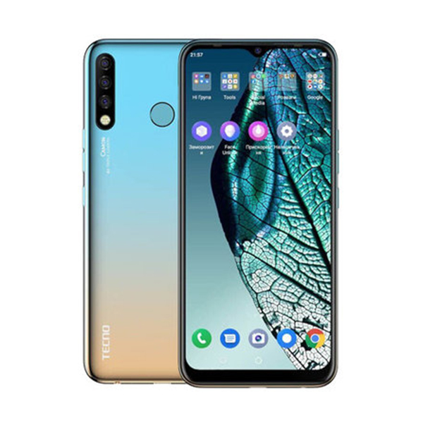 Tecno Camon 12 (CC7) 4/64Gb DualSim Sky Cyan (4895180750939) УЦЕНКА