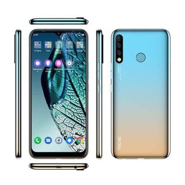 Tecno Camon 12 (CC7) 4/64Gb DualSim Sky Cyan (4895180750939) УЦЕНКА