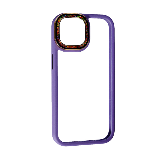 Чохол Swarovski New Case для iPhone 13/14 Purple