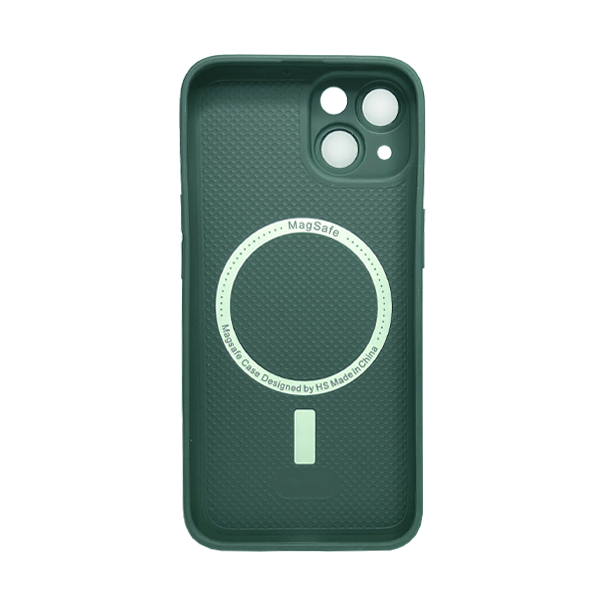 Чехол AG Glass Matte Case for iPhone 14 with MagSafe Green