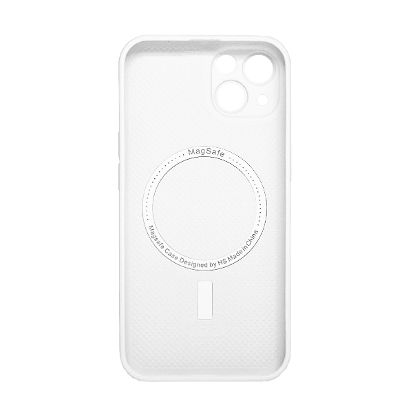 Чехол AG Glass Matte Case for iPhone 14 with MagSafe White