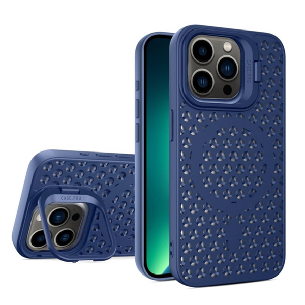 Чохол Silicon Colors Case iPhone 13 Pro Max with MagSafe Dark Blue