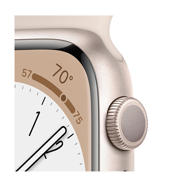 Смарт-годинник Apple Watch Series 8 41mm Starlight (MNP63) українська версія