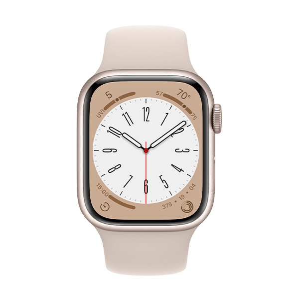 Смарт-годинник Apple Watch Series 8 41mm Starlight (MNP63) українська версія