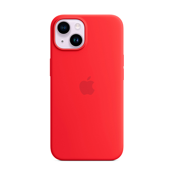 Чехол Apple iPhone 14 Silicone Case with MagSafe Red (MPRW3)