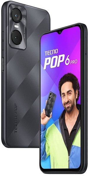 Смартфон TECNO POP 6 Pro (BE8) 2/32GB Dual Sim Polar Black