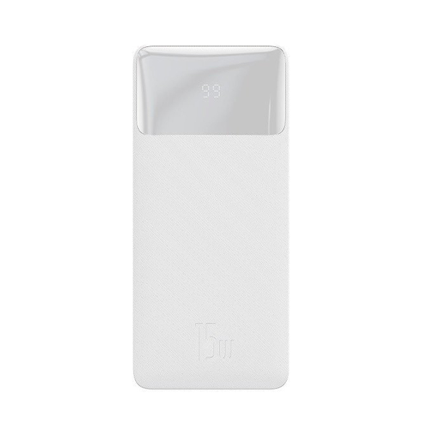Внешний аккумулятор Baseus Bipow Overseas 15W 10000mAh White (PPBD050002)