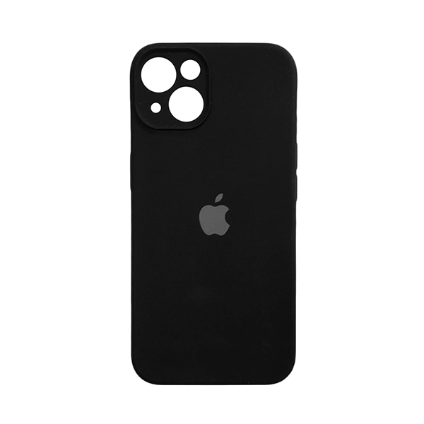 Чехол Soft Touch для Apple iPhone 14 Pro Black with Camera Lens Protection Square