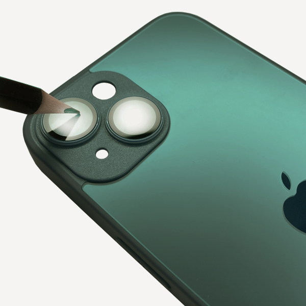 Чехол Aurora Glass Case for iPhone 13 with MagSafe Green