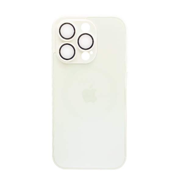 Чохол Aurora Glass Case for iPhone 14 Pro with MagSafe Silver