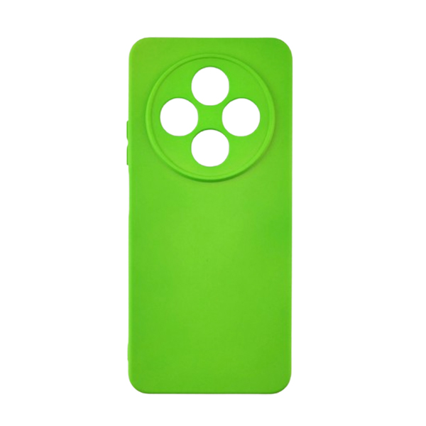 Чехол Original Soft Touch Case for Xiaomi Redmi 14C/Poco C75 Ultra Green with Camera Lens