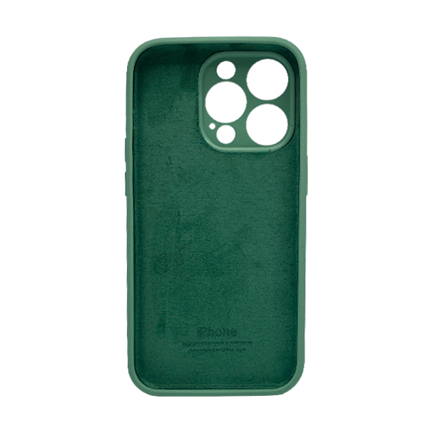 Чехол Soft Touch для Apple iPhone 14 Pro Pine Green with Camera Lens Protection Square