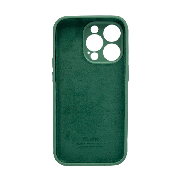 Чохол Soft Touch для Apple iPhone 12 Pro Pine Green with Camera Lens Protection Square