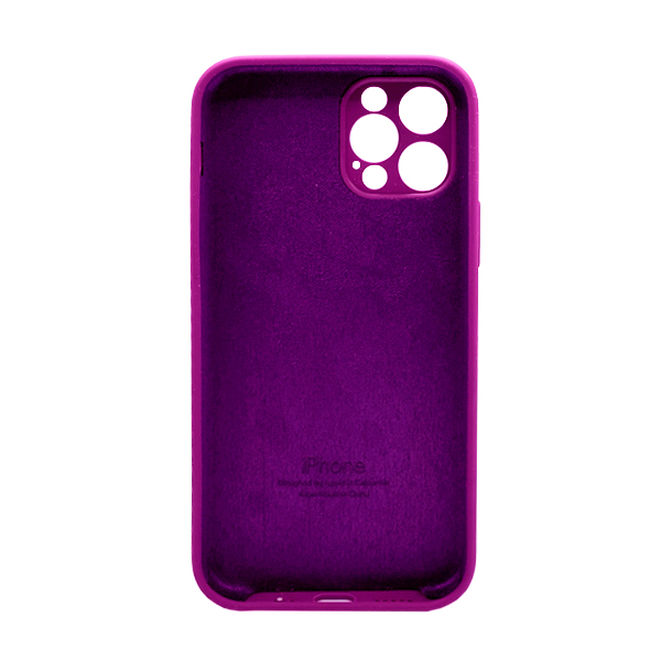 Чехол Soft Touch для Apple iPhone 14 Pro Purple with Camera Lens Protection Square