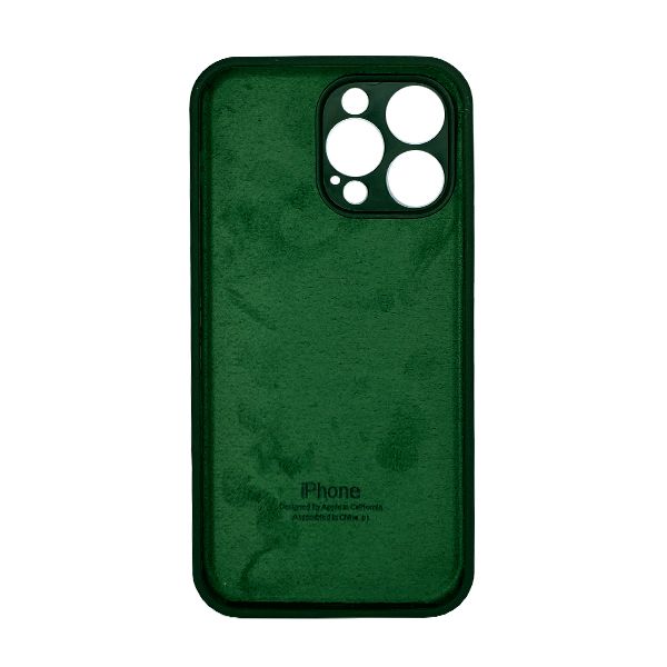 Чехол Soft Touch для Apple iPhone 15 Pro Max Army Green with Camera Lens Protection