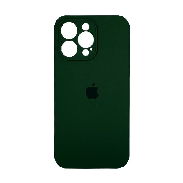 Чехол Soft Touch для Apple iPhone 15 Pro Max Army Green with Camera Lens Protection