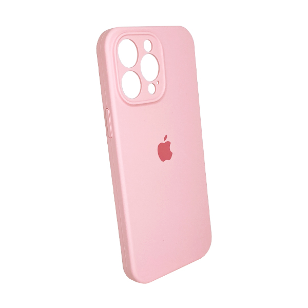 Чехол Soft Touch для Apple iPhone 14 Pro Max Light Pink with Camera Lens Protection Square