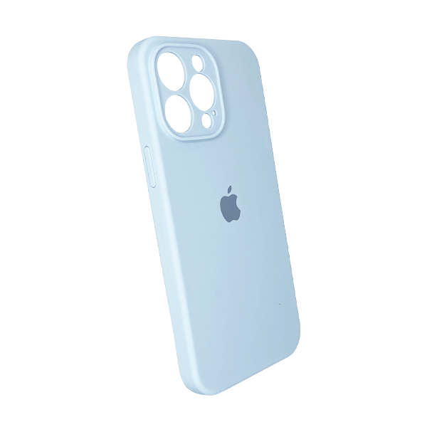 Чохол Soft Touch для Apple iPhone 14 Pro Max Lilac Blue with Camera Lens Protection Square