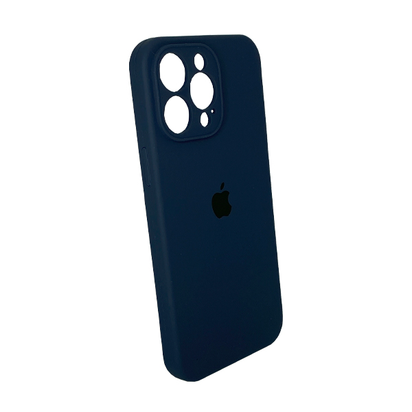 Чехол Soft Touch для Apple iPhone 14 Pro Max Midnight Blue with Camera Lens Protection Square