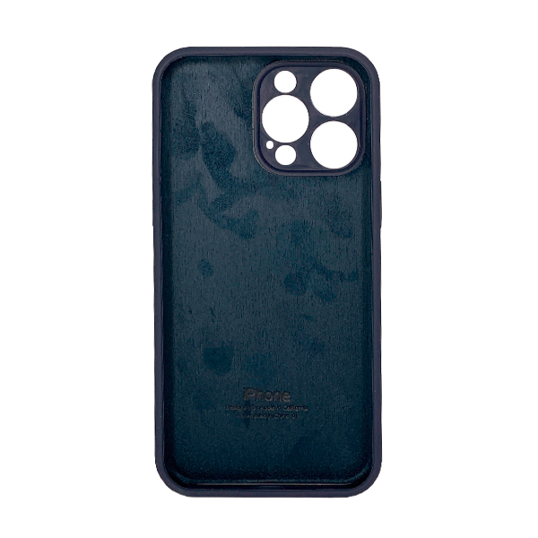 Чехол Soft Touch для Apple iPhone 15 Pro Midnight Blue with Camera Lens Protection