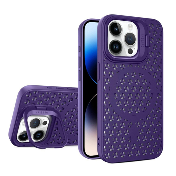 Чохол Silicon Colors Case iPhone 14 Pro with MagSafe Purple