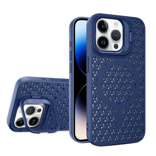 Чохол Silicon Colors Case iPhone 14 Pro with MagSafe Dark Blue