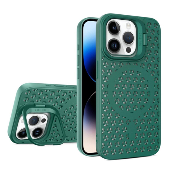 Чохол Silicon Colors Case iPhone 14 Pro with MagSafe Dark Green