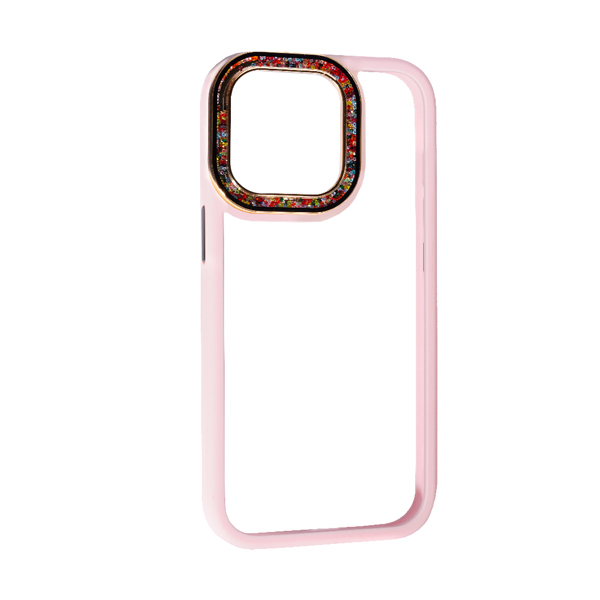 Чохол Swarovski New Case для iPhone 14 Pro Pink Sand