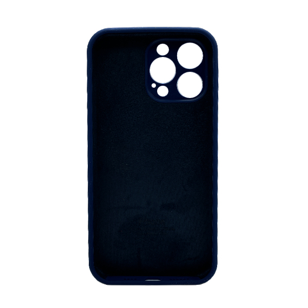 Чехол Soft Touch для Apple iPhone 14 Pro Max Deep Navy with Camera Lens Protection Square