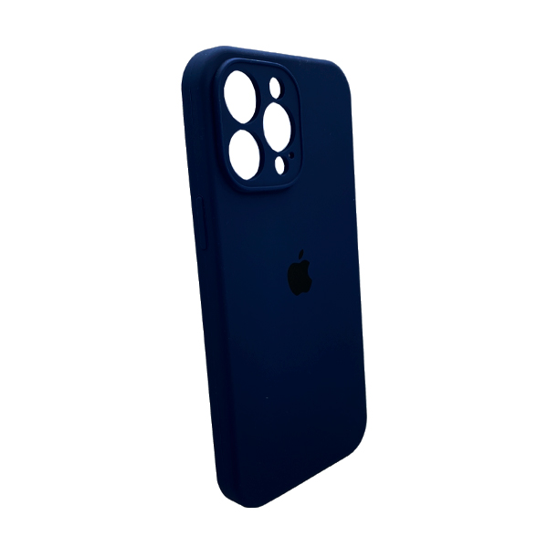 Чехол Soft Touch для Apple iPhone 14 Pro Max Deep Navy with Camera Lens Protection Square