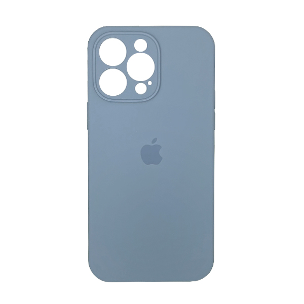 Чехол Soft Touch для Apple iPhone 14 Pro Max Lavender Gray with Camera Lens Protection Square