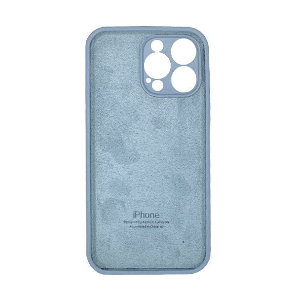 Чехол Soft Touch для Apple iPhone 14 Pro Max Lavender Gray with Camera Lens Protection Square