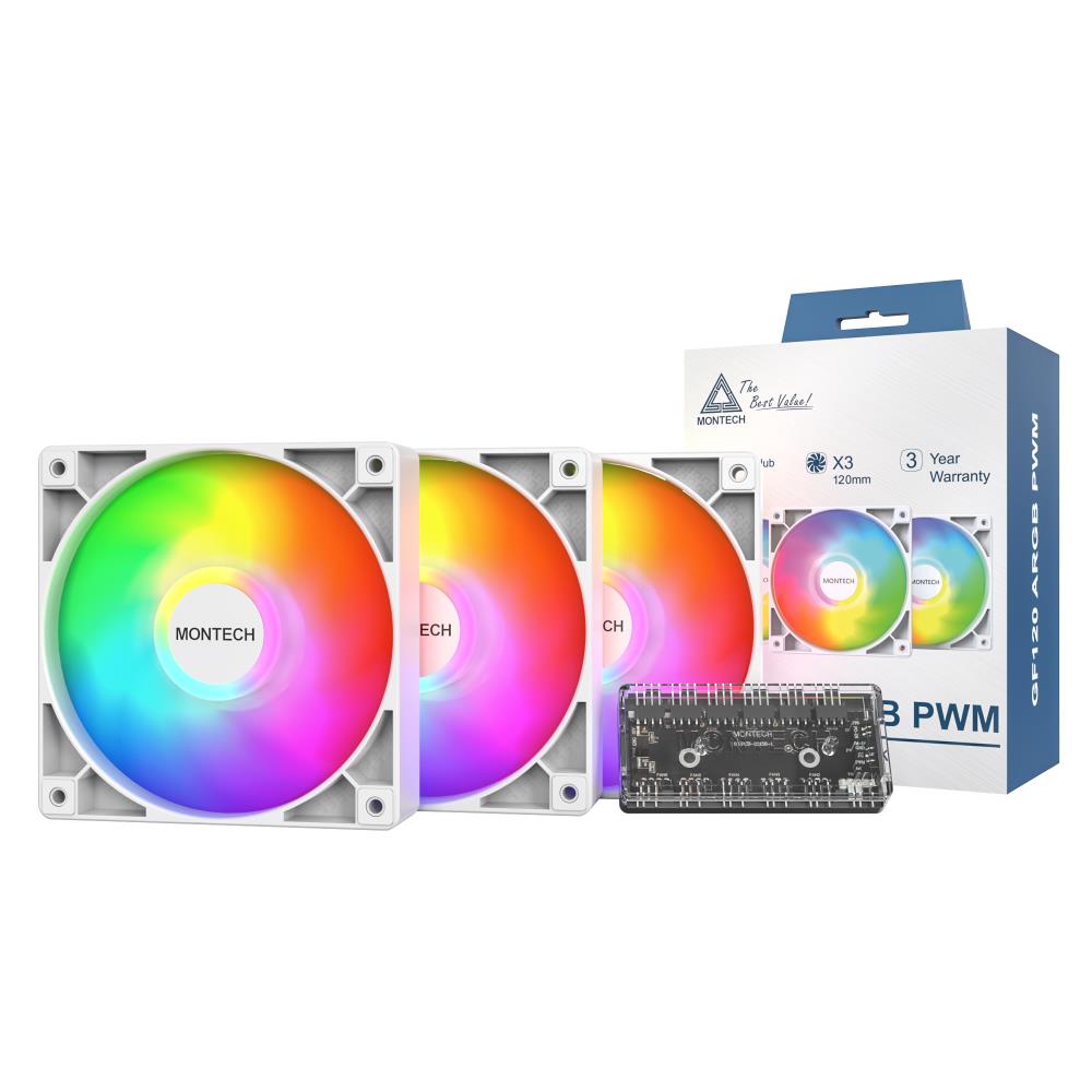Корпусний вентилятор 120MM GF120 PWM (W31) MONTECH