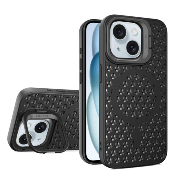 Чохол Silicon Colors Case iPhone 15 with MagSafe Black