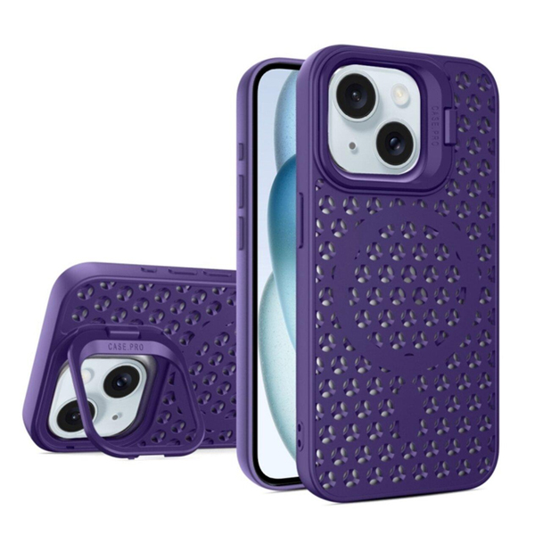 Чохол Silicon Colors Case iPhone 15 with MagSafe Purple