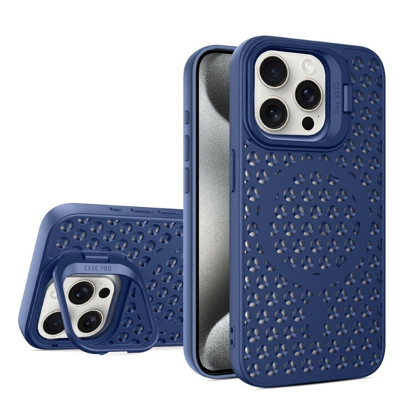 Чохол Silicon Colors Case iPhone 15 Pro Max with MagSafe Dark Blue